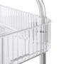Carro de almacenamiento 2 niveles transparente 37x28x43,5 cm by , Cargo forklifts - Ref: Foro24-4012375, Price: 28,89 €, Disc...