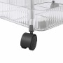 Carro de almacenamiento 2 niveles transparente 37x28x43,5 cm by , Cargo forklifts - Ref: Foro24-4012375, Price: 28,89 €, Disc...