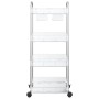 Carro de almacenamiento 4 niveles transparente 37x28x95 cm von , Lastenstapler - Ref: Foro24-4012380, Preis: 37,11 €, Rabatt: %