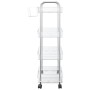 Carro de almacenamiento 4 niveles transparente 37x28x95 cm von , Lastenstapler - Ref: Foro24-4012380, Preis: 37,11 €, Rabatt: %