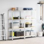 Estantes de almacenamiento de 4 capas 2 uds by , Industrial shelving - Ref: Foro24-4016933, Price: 62,97 €, Discount: %