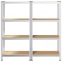 Estantes de almacenamiento de 4 capas 2 uds by , Industrial shelving - Ref: Foro24-4016933, Price: 62,97 €, Discount: %