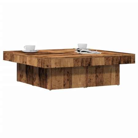 Mesa de centro madera de ingeniería envejecida 90x90x28 cm by , Coffee table - Ref: Foro24-856554, Price: 113,26 €, Discount: %