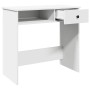 Escritorio de madera contrachapada blanco 80x40x75 cm de , Escritorios - Ref: Foro24-860472, Precio: 79,58 €, Descuento: %