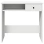 Escritorio de madera contrachapada blanco 80x40x75 cm de , Escritorios - Ref: Foro24-860472, Precio: 79,58 €, Descuento: %