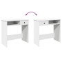 Escritorio de madera contrachapada blanco 80x40x75 cm de , Escritorios - Ref: Foro24-860472, Precio: 79,58 €, Descuento: %