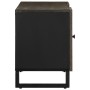 Mueble de TV madera maciza de mango negro 105x33x46 cm by , CD and DVD storage - Ref: Foro24-4017684, Price: 103,00 €, Discou...