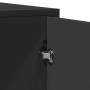 Aparador de madera de ingeniería negro 92x35x76 cm by , Sideboards - Ref: Foro24-849019, Price: 113,86 €, Discount: %