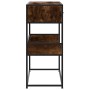 Mesa consola de madera de ingeniería roble ahumado 90x35x80 cm by , Side tables - Ref: Foro24-849176, Price: 72,29 €, Discoun...