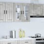 Armario de pared para cocina puerta cristal Porto gris hormigón von , Küchenschränke - Ref: Foro24-854151, Preis: 73,82 €, Ra...
