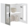 Armario de pared para cocina puerta cristal Porto gris hormigón von , Küchenschränke - Ref: Foro24-854151, Preis: 73,82 €, Ra...