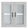 Armario de pared para cocina puerta cristal Porto gris hormigón von , Küchenschränke - Ref: Foro24-854151, Preis: 73,82 €, Ra...