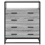 Cajonera de madera contrachapada gris sonoma 70x41x83,5 cm de , Cajoneras - Ref: Foro24-849092, Precio: 127,41 €, Descuento: %