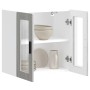 Armario de pared para cocina puerta cristal Porto gris sonoma von , Küchenschränke - Ref: Foro24-854153, Preis: 69,25 €, Raba...