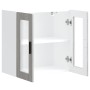 Armario de pared para cocina puerta cristal Porto gris sonoma von , Küchenschränke - Ref: Foro24-854153, Preis: 69,25 €, Raba...