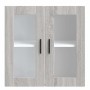 Armario de pared para cocina puerta cristal Porto gris sonoma von , Küchenschränke - Ref: Foro24-854153, Preis: 69,25 €, Raba...