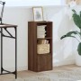 Estantería de madera de ingeniería marrón roble 31x24x77 cm de , Librerías y estanterías - Ref: Foro24-860334, Precio: 42,99 €