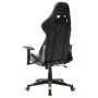 Silla de gaming de cuero sintético negro y naranja de vidaXL, Sillones para videojuegos - Ref: Foro24-20508, Precio: 154,90 €...