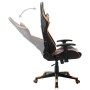 Schwarzer und orangefarbener Gaming-Stuhl aus Kunstleder von vidaXL, Gaming-Stühle - Ref: Foro24-20508, Preis: 157,02 €, Raba...