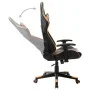 Silla de gaming de cuero sintético negro y naranja de vidaXL, Sillones para videojuegos - Ref: Foro24-20508, Precio: 154,90 €...