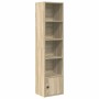 Estantería de madera de ingeniería roble sonoma 31x24x127 cm von , Bücherregale und Regale - Ref: Foro24-860348, Preis: 53,94...