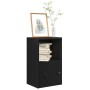 Estantería de madera de ingeniería roble negro 31x24x52 cm by , Bookcases and shelves - Ref: Foro24-860320, Price: 36,84 €, D...