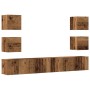 Muebles de TV de pared 6 uds madera vieja madera de ingeniería von , TV-Möbel - Ref: Foro24-3328969, Preis: 187,94 €, Rabatt: %