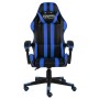 Schwarz-blauer Gaming-Stuhl aus Kunstleder von vidaXL, Bürostühle - Ref: Foro24-20518, Preis: 136,38 €, Rabatt: %