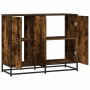 Aparador madera de ingeniería roble ahumado 94x35x76 cm von , Sideboards - Ref: Foro24-849006, Preis: 95,07 €, Rabatt: %