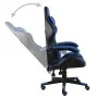 Schwarz-blauer Gaming-Stuhl aus Kunstleder von vidaXL, Bürostühle - Ref: Foro24-20518, Preis: 122,19 €, Rabatt: %