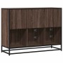 Aparador de madera de ingeniería marrón roble 100x35x76 cm von , Sideboards - Ref: Foro24-849033, Preis: 102,40 €, Rabatt: %