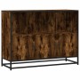 Aparador madera contrachapada color roble ahumado 100x35x76 cm by , Sideboards - Ref: Foro24-849031, Price: 105,04 €, Discoun...