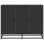 Aparador de madera de ingeniería negro 94x35x76 cm de , Aparadores - Ref: Foro24-849004, Precio: 98,58 €