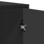Aparador de madera de ingeniería negro 94x35x76 cm von , Sideboards - Ref: Foro24-849004, Preis: 98,68 €, Rabatt: %