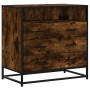 Cómoda de madera contrachapada roble ahumado 70x41x70 cm von , Schubladen - Ref: Foro24-849086, Preis: 118,29 €, Rabatt: %