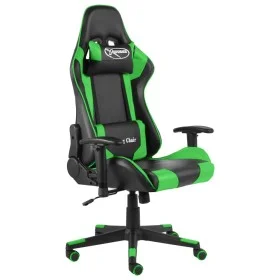 Silla gaming giratoria PVC verde de vidaXL, Sillones para videojuegos - Ref: Foro24-20493, Precio: 149,39 €, Descuento: %
