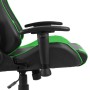 Silla gaming giratoria PVC verde de vidaXL, Sillones para videojuegos - Ref: Foro24-20493, Precio: 151,25 €, Descuento: %