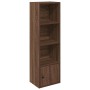 Estantería de madera de ingeniería marrón roble 31x24x102 cm de , Librerías y estanterías - Ref: Foro24-860343, Precio: 48,52 €