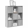 Estantería de madera de ingeniería gris sonoma 89x24x101,5 cm von , Bücherregale und Regale - Ref: Foro24-860405, Preis: 97,3...