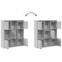 Estantería de madera de ingeniería gris sonoma 89x24x101,5 cm von , Bücherregale und Regale - Ref: Foro24-860405, Preis: 97,3...