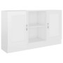 Hochglanzweißes Sperrholz-Sideboard 120x30,5x70 cm von vidaXL, Sideboards - Ref: Foro24-802783, Preis: 91,40 €, Rabatt: %