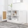 Hochglanzweißes Sperrholz-Sideboard 120x30,5x70 cm von vidaXL, Sideboards - Ref: Foro24-802783, Preis: 88,63 €, Rabatt: %