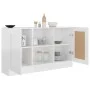 Hochglanzweißes Sperrholz-Sideboard 120x30,5x70 cm von vidaXL, Sideboards - Ref: Foro24-802783, Preis: 88,63 €, Rabatt: %