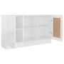 Hochglanzweißes Sperrholz-Sideboard 120x30,5x70 cm von vidaXL, Sideboards - Ref: Foro24-802783, Preis: 88,63 €, Rabatt: %