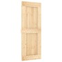 Puerta corredera con herrajes madera maciza de pino 80x210 cm von , Türen - Ref: Foro24-3332737, Preis: 185,74 €, Rabatt: %