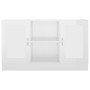 Hochglanzweißes Sperrholz-Sideboard 120x30,5x70 cm von vidaXL, Sideboards - Ref: Foro24-802783, Preis: 91,40 €, Rabatt: %