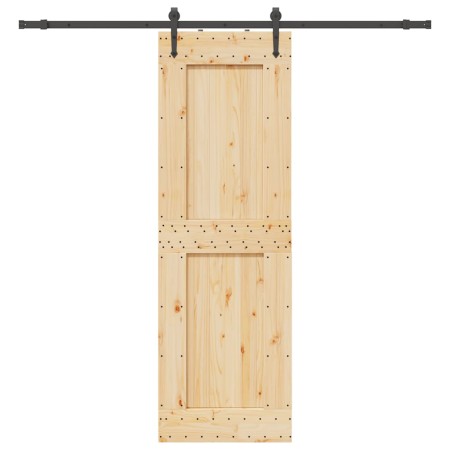 Puerta corredera con herrajes madera maciza de pino 70x210 cm von , Türen - Ref: Foro24-3332742, Preis: 170,50 €, Rabatt: %