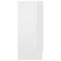 Hochglanzweißes Sperrholz-Sideboard 120x30,5x70 cm von vidaXL, Sideboards - Ref: Foro24-802783, Preis: 91,40 €, Rabatt: %