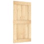 Puerta corredera con herrajes madera maciza de pino 100x210 cm von , Türen - Ref: Foro24-3332735, Preis: 231,19 €, Rabatt: %