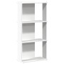 Librería 3 niveles madera ingeniería blanco 60x30x120 cm by , Bookcases and shelves - Ref: Foro24-860265, Price: 58,38 €, Dis...